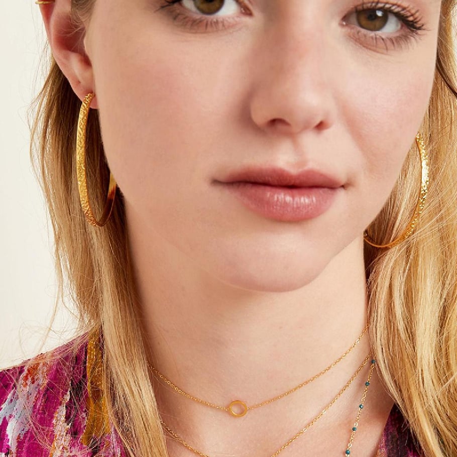 Necklace with little circle pendant Picture3